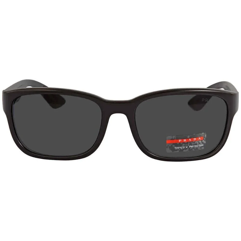 Sale! Prada Linea Rossa Dark Grey Sunglasses